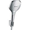 Hansgrohe RAINDANCE SELECT E 120 sada so sprchovým držiakom, 1,25 m, chróm, 26700000