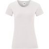 Fruit of the Loom Tričko Lady-Fit Iconic 150 T, krátký rukáv, dámské COT16143200103-white L Bílá