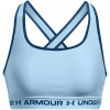 Under Armour Armour Medium Support Crossback Bra Womens Blizzard/Blue 16 (XL)