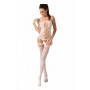 Passion BS054 white - Bodystocking Farba: Biela, Veľkosť: S/L