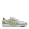 Nike Tiempo Academy Indoor Court Football Shoes Silver/Volt 10 (45)