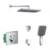 SANITINO - Sprchový set s termostatom a telesom pod omietku Hansgrohe, príslušenstvo kielle, chróm SANI21HKK018