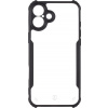 Tactical Quantum Stealth Kryt pro Apple iPhone 16 Plus Clear/Black