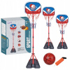 BASKETBALOVÝ SET S NASTAVITEĽNOU VÝŠKOU LOPTY 90-170 CM WOOPIE