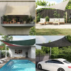 Vidaxl Slnečná plachta 160 g/m² béžová 5 x 5 x 6 m HDPE