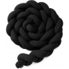 Mantinel do postieľky ESECO pletený mantinel 220 cm, Black (8595695401314)