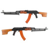 CYMA Airsoftový guľomet RPK - oceľ, pravé drevo, sklopné pažba (CM.052)