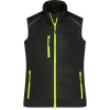 James & Nicholson Vesta JN 1821, hybridní, dámská COT021821d8713-black/neon 3XL Černá/žlutá fluorescent