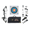 Topoint M1 Deluxe kladkový luk veľký kompletný set čierny s taškou, loveckým držiakom, stojanom (12472)