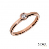 MOZA gold Diamantový prsteň MG1639 Veľkosť: 49