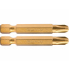 FORTUM-KITO hrot krížový Pozidriv, sada 2ks, PZ 1x50mm, titán. úprava, S2 4741381