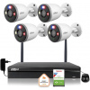 Dahua IP monitorovacia sada 4 kamier WI-FI 5MPx 2K F5D-PV-0280B s aktívnym IR LED detektorom do 30 m