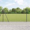 Plot Hexagon vidaXL Šedý 1.2x10 m Oceľ, Plotové stĺpiky vidaXL