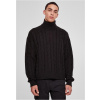 Boxy Roll Neck Sweater - black M
