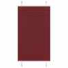 vidaXL plisovaná roleta Bordeaux červená 80x150 cm Šírka látky 79,4 cm