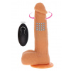 Rotačné korálky Vibračné dildo Svetlý tón pleti