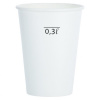 Papierový pohár 400 ml biely s ryskou 0,3 l
