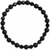 Glosery náramok s lesknucími krištáľmi od Swarovski®, lesklý / matný čierny achát 4-10mm Veľkosť korálok: 10mm, Typ korálok: howlite biely, Obvod zápästia: XXL 20 cm