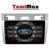 TomiMax Ford Fiesta Android 14 autorádio s WIFI, GPS, USB, BT HW výbava: QLED !!!AKCIA!!! 8 Core 4GB+64GB LOW - iba displej A,C