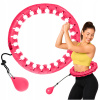 Hula hop s výstupkami 4FIZJO 45 cm ružový