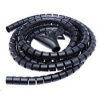 CONNECT IT trubice pro vedení kabelů WINDER, 1,5m x 30mm černá (organizér kabelů) CI-515