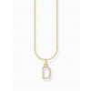 Thomas Sabo KE2243-414-14-L45V Gold-plated necklace letter D