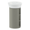 DURAVIT White Tulip samostatne stojaca skrinka pod umývadlo, 2 poličky zľava a zprava, 350 x 410 x 751 mm, kameňovo šedá matná, WT423909292