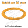 Náplň pre 3D pero, ABS - 1,75 mm - oranžová (cena za 10 m)