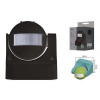 PIR senzor (pohybové čidlo) IP44 1200W, čierny