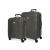 JOUMMA BAGS Sada luxusných ABS cestovných kufrov INDIA Antracita, 70cm/55cm, 5089522
