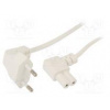 Kabel CEE 7/16 (C) úhlová vidlice,IEC C7 úhlová zásuvka PVC
