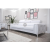 Nábytek PEGAS s.r.o. Sofa ORION III 255 cm přírodní kůže - bílá kůže