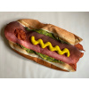 Kostým pre chlapca- Oblečenie vesty v hot-dog 104-116 cm karneval (Oblečenie vesty v hot-dog 104-116 cm karneval)