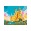Diamantové maľovanie - DÚHOVÁ SAGRADA FAMÍLIA Rámovanie: bez rámu a bez vypnutia plátna, Rozmer: 40x50 cm
