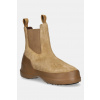 Semišové topánky chelsea Moon Boot MB LUNA CHELSEA SUEDE hnedá farba, 80D2480050 L003
