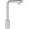 GROHE Minta drezová batéria s technológiu SmartControl, s vyťažiteľným výtokom, výška výtoku 314 mm, Supersteel, 31613DC0