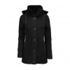 Brandit dámsky Square Fleece kabát, čierny - XL