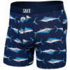 Pánske nohavičky SAXX Vibe Super Soft Boxer Brief marlin matrix-midnight L