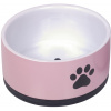 Nobby keramická miska PAW s protiskluzem ružová 17 x 8,0 cm/1,1 l