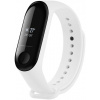 FIXED Silicone Strap pro Xiaomi Mi Band 3/4, bílý FIXSSTB-1414-WH