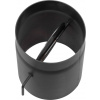 Rúra HS K0250/130/1,5 mm, s klapkou, krátke ťahlo, dymovod, oceľová hrubostenná dymová rúra