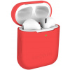 AlzaGuard Skinny Silicone Case na Airpods 1. a 2. generácie, červené AGD-ACSS1R