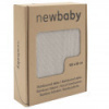 Bambusová pletená deka New Baby 100x80 cm pink Sivá