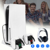 VERTIKÁLNY STOJAN NA VENTILÁTOR PS5 VERTIKÁLNY DRŽIAK PS5 S DRŽIAKOM NA SLÚCHADLÁ