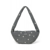 STUDIO NOOS - Denim Mini Cross Body Bag | Grey Hearts