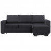 Carryhome ROHOVÁ SEDACIA SÚPRAVA, textil, antracitová - Sedačky - 002991002103