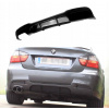 BMW E90 E91 M PAKIET 2005-2012 CZARNY POŁYSK DYFUZOR TYLNEGO ZDERZAKA
