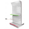 Kôš Racks H14 665x400x200 mm, drôtený, závesný, na regál *S*