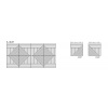 Akustický panel SlantLine FELTDECOR Farebné prevedenie: Moonstone Grey, Kompozícia: 1