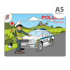 Omaľovanka A5 - Polícia